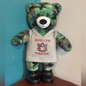Auburn Tigers Camouflage Build A Bear With Team Sweatshirt And Boots
